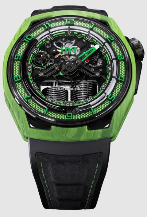 Replica HYT Hastroid Green Laser Watch